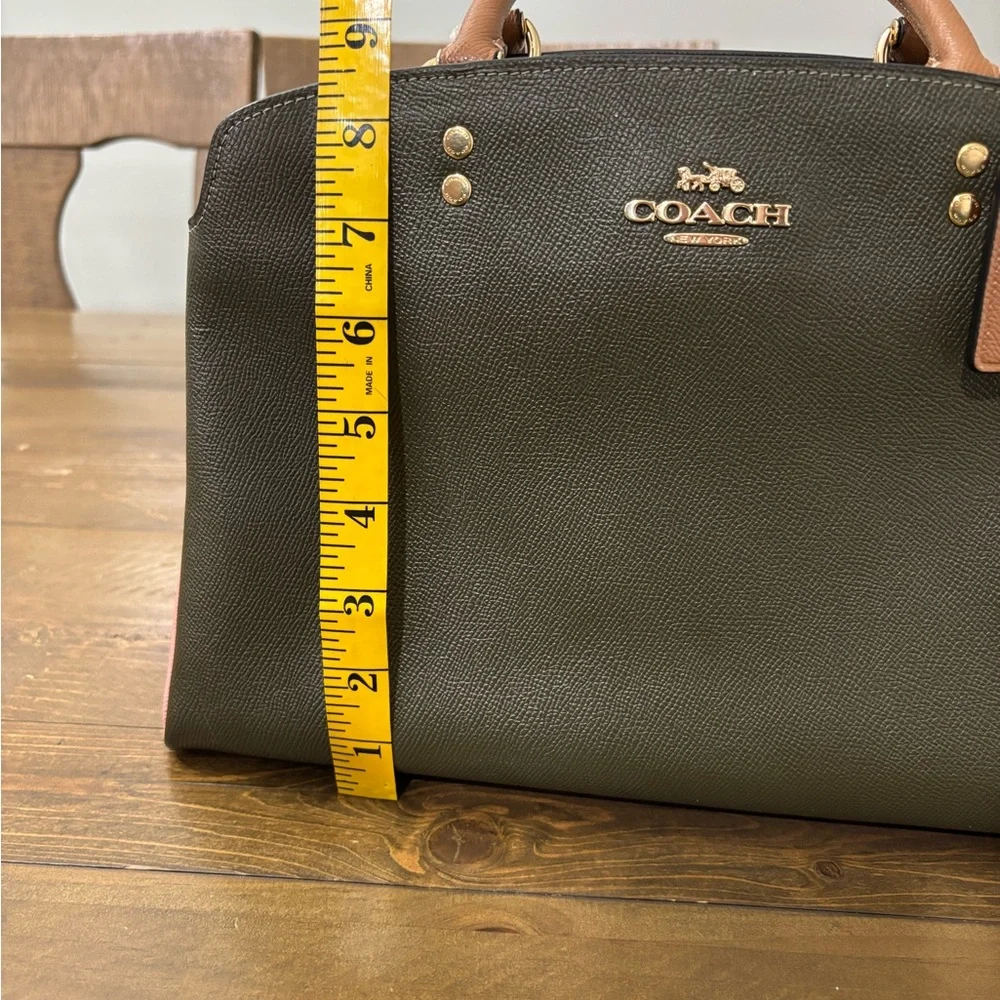 NWT Coach Lillie Colorblock Carryall - Green, Pink and Brown